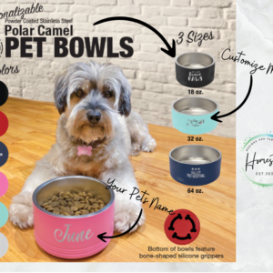 Polar Camel Pet Bowls