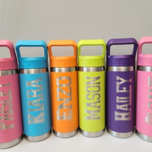 Personalized Yeti Rambler 18oz Water Bottles -532mls