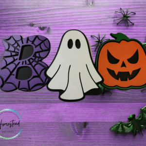 Boo Halloween Sign