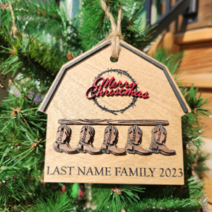 Cowboy Boot Ornament
