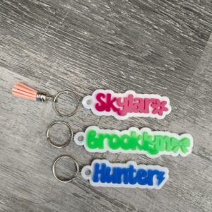 Acrylic Bag Tags