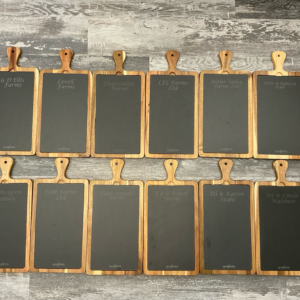 Acacia Wood/ Slate Cutting Board