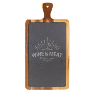 Acacia Wood/ Slate Cutting Board